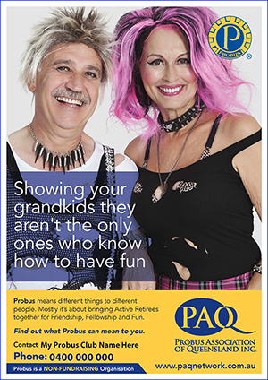 Probus Promo A4s  Showing Grandkids you can Fun