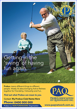 Probus Promo A4s Getting into the swing