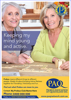 Probus Promo A4s Keep Mind Active