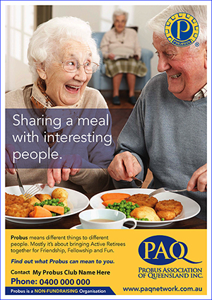 Probus Promo A4s Sharing a Meal   2