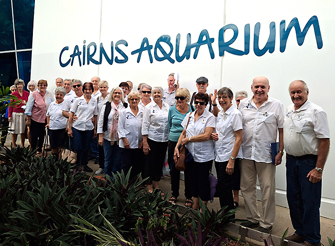 Innisfail Club Members at Cairns Aquarium