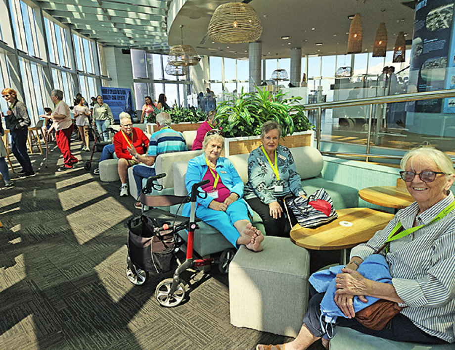 Forest Lake Probus Club members at Q1 Tower