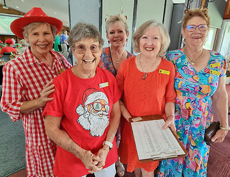 President Gay and her helpers