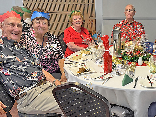 Members enjoying the Bridgeman Downs Probus Club Christmas Party