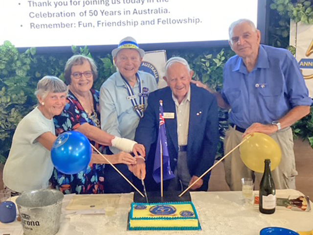 Cutting of the Celebration Cake
