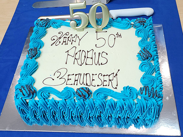 Probus 50th Anniversary cake.