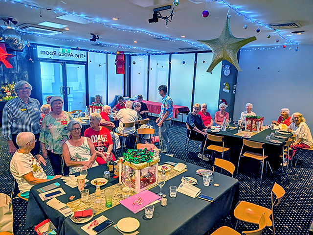 Bundaberg Probus Club enjoying their Christmas Party