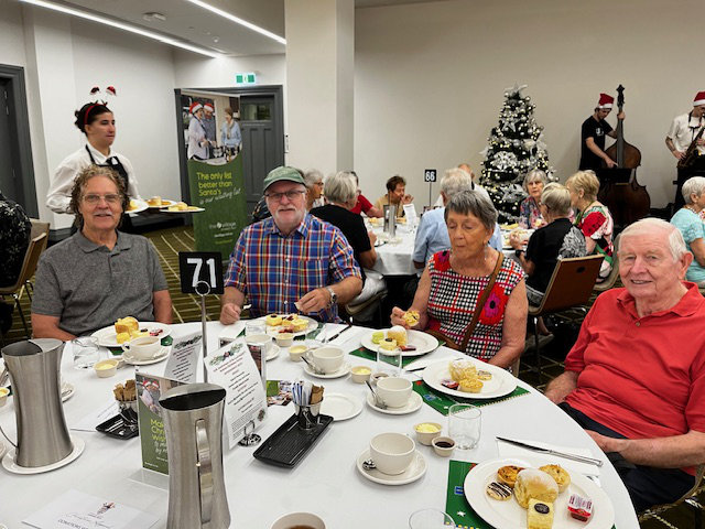 Members enjoy morning tea/breakfast at City Hall