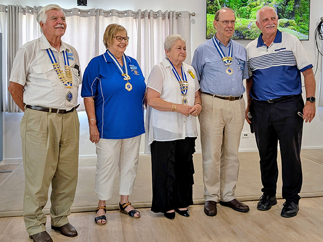 Blessing of the Club Presidential Collars by Reverend Gary McClintock McClintock