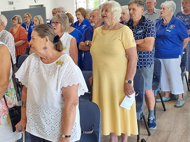 Probus Club members attending the Ecumenical Service