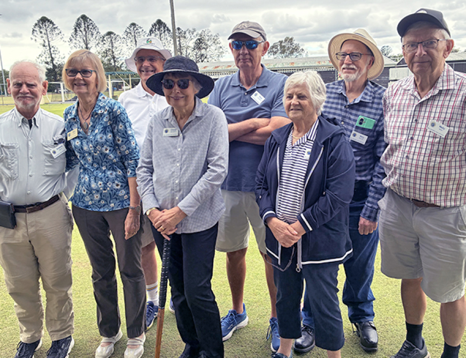 The winning Bellbowrie Probus Club team after their victory for the fourth year in a row